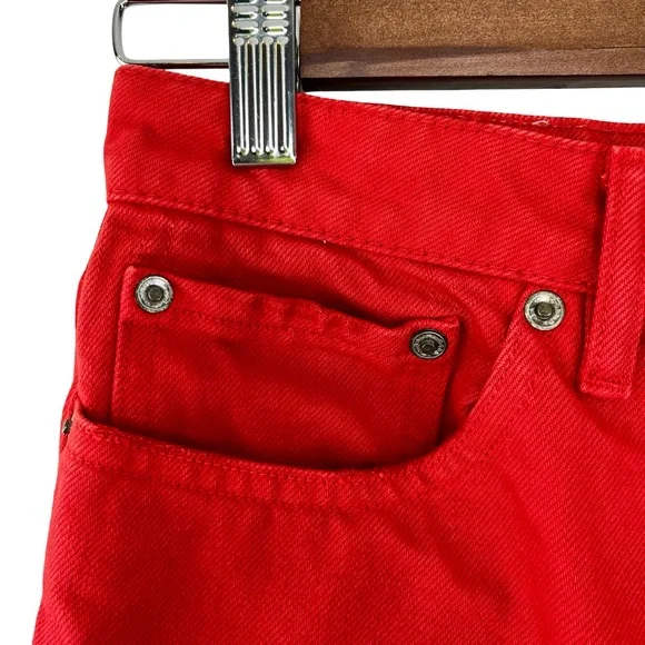Golden Goose Red Mid-Rise Jeans - Picture 5 of 16
